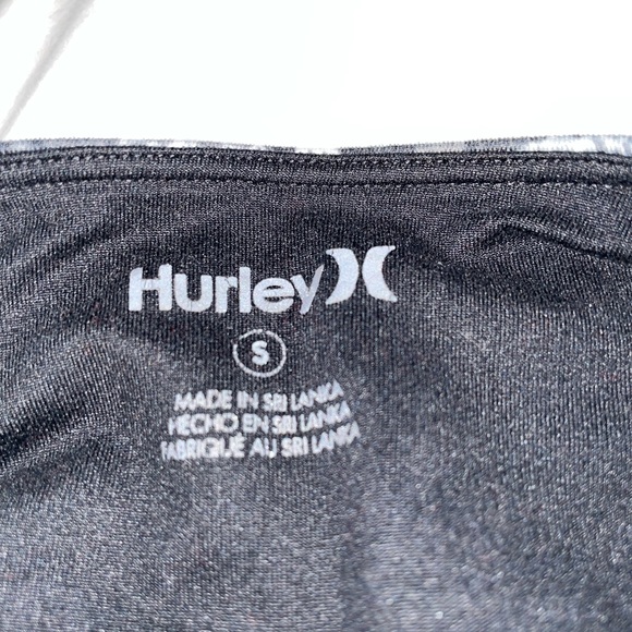 Black and Gray Tie Dye Hurley Bike Shorts - Picture 2 of 3